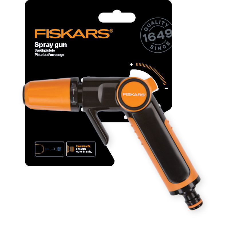 Pistol pentru stropit, cu maner confortabil SoftGrip™, Fiskars