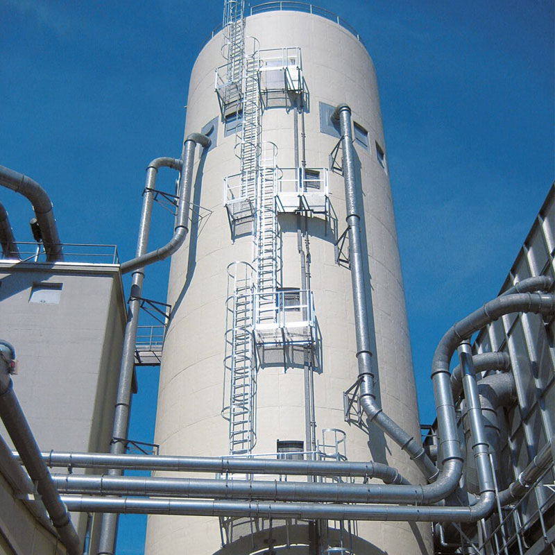 Scara KRAUSE de acces / evacuare / incendiu, aluminiu, 18,76 m