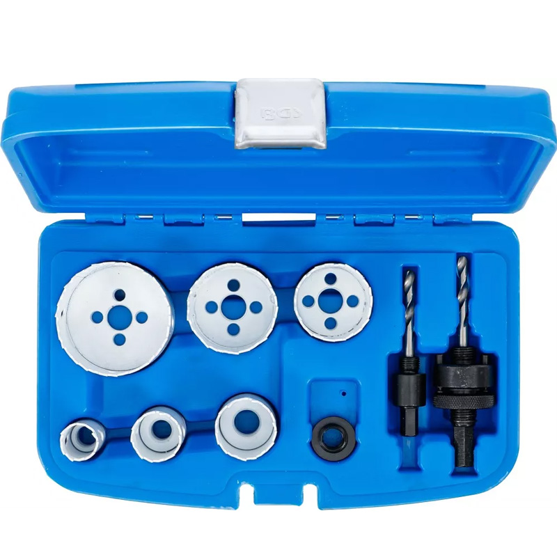 Set carote bimetal, Ø 22 - 65 mm, 8 piese, BGS