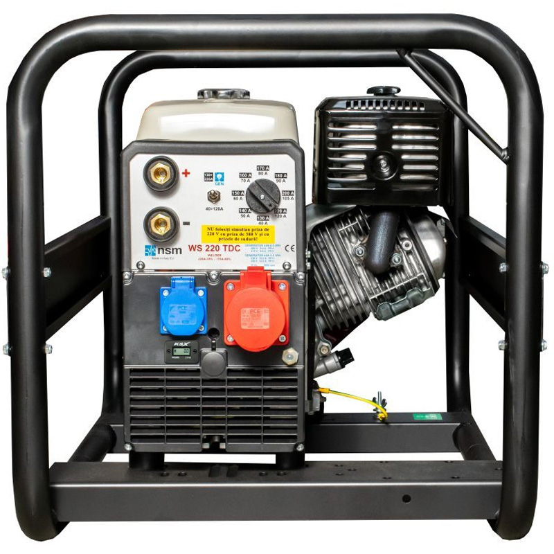 Generator de sudura trifazat benzina, motor Honda, 3.9kW/230V- 5.76kW/400V, sudura max 220A, TW220DC