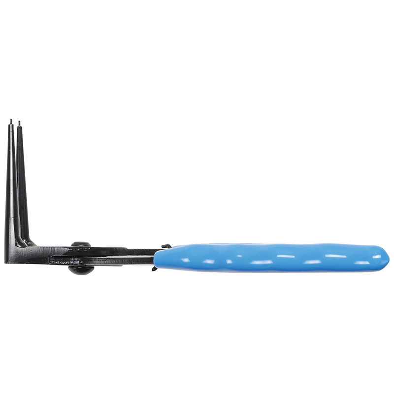 Cleste pentru inele de sigurante exterioare, curbat, 165 mm