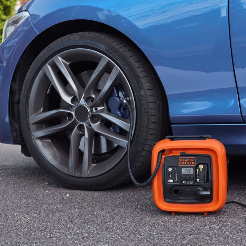 Compresor auto 12 V, 11 bar, Black&Decker ASI400-XJ 