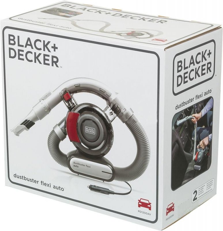 Aspirator pentru masina Black&Decker DUSTBUSTER FLEXI 12V-DC cu accesorii