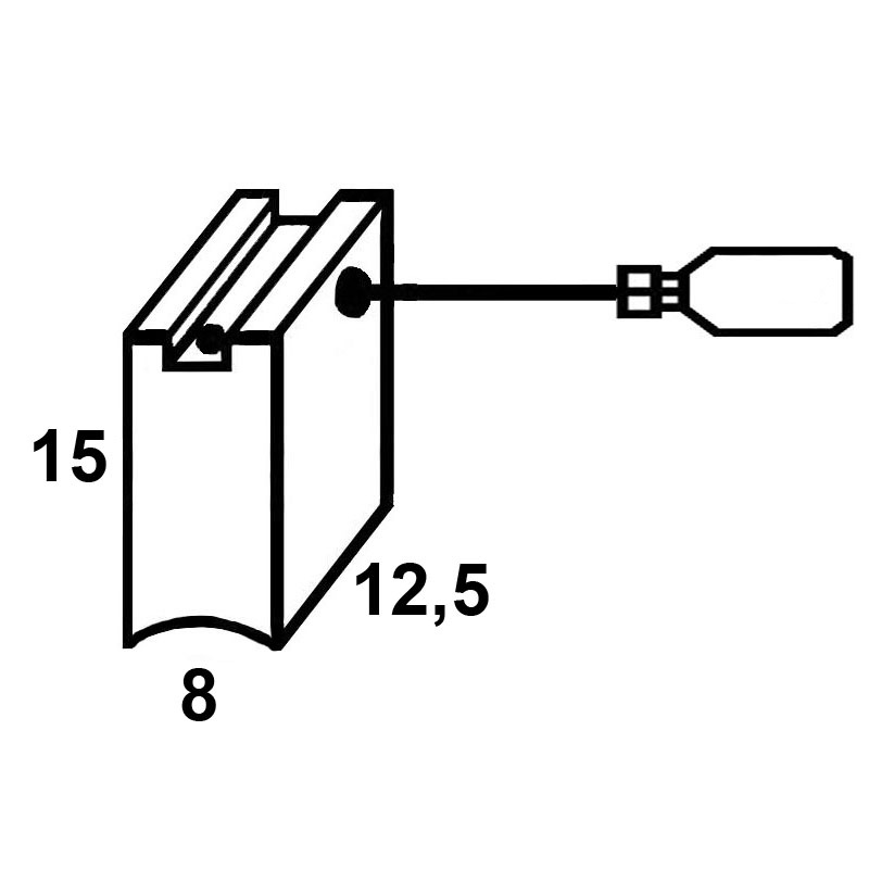 Set perii colectoare pentru METABO 31606545 / Würth