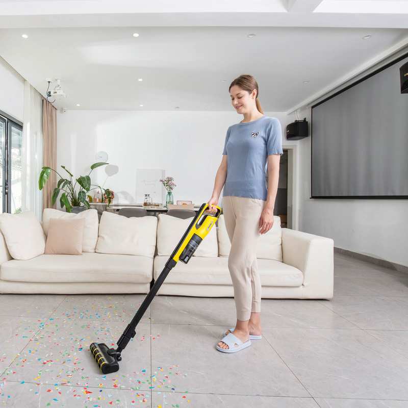 Aspirator vertical cu acumulatori Karcher, tip VC4s Plus Cordless (yellow)