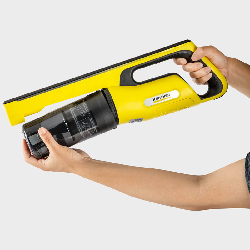 Aspirator vertical cu acumulatori Karcher, tip VC4s Plus Cordless (yellow)