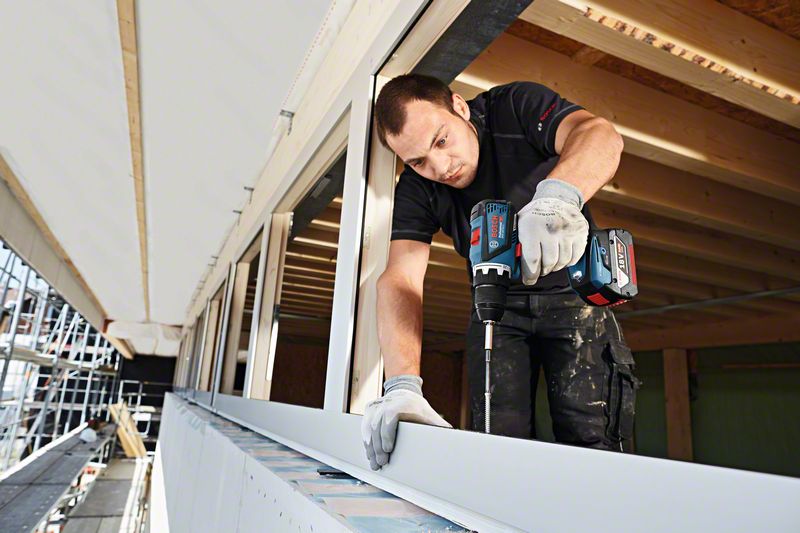 Masina de gaurit/insurubat cu 2 acumulatori 18V 6.0 Ah, BOSCH GSR18V-60C