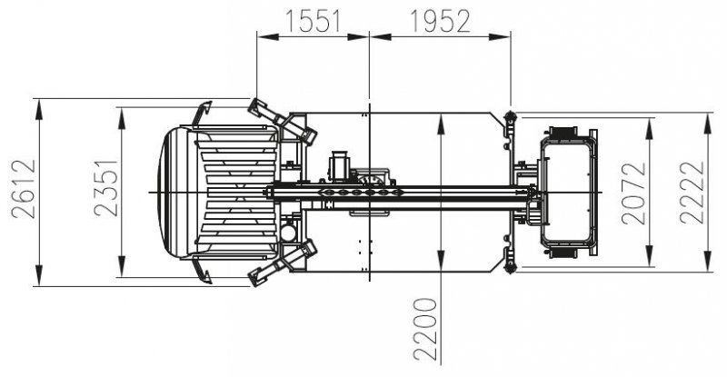 Nacela telescopica montata pe autosasiu tip P16T9