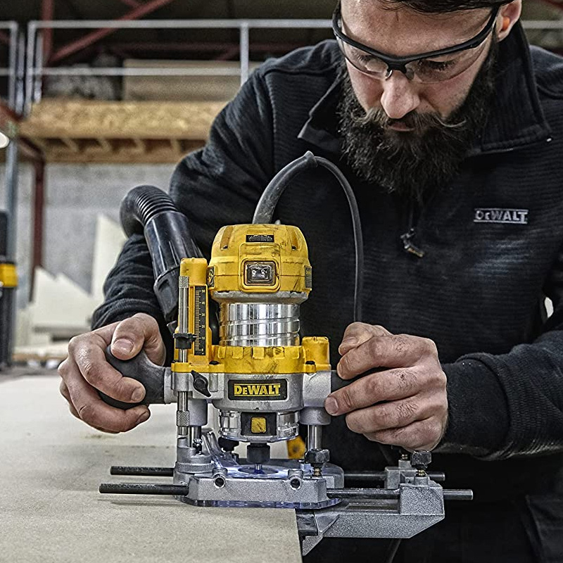 Masina de frezat premium combinata, doi suporti, DeWalt D26204K-QS