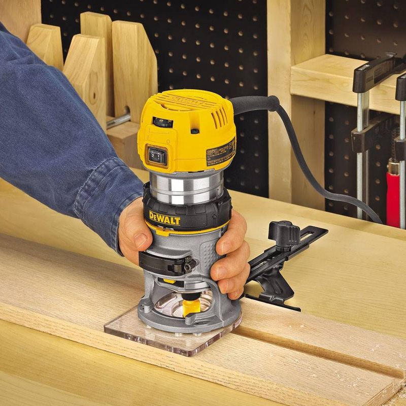 Masina de frezat premium combinata, doi suporti, DeWalt D26204K-QS