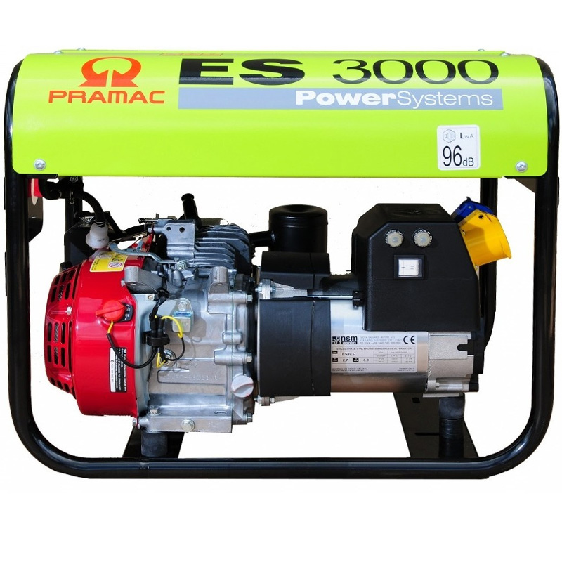 Generator de curent monofazat, 2.9 kW, motor Honda, PRAMAC ES3000