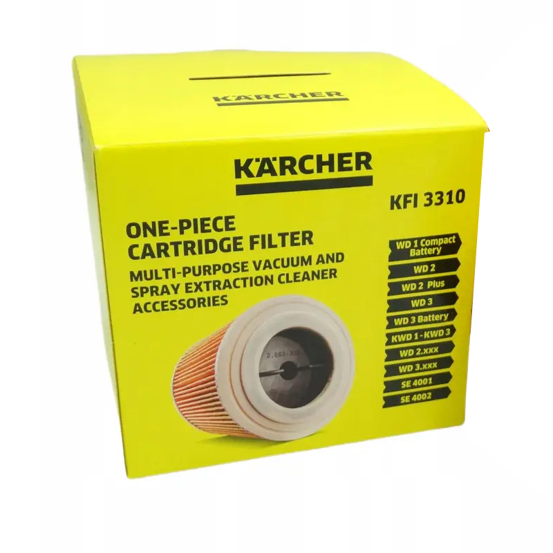 Filtru cartus pentru WD1, WD2, WD3, SE4001, SE4002, Karcher, tip KFI3310