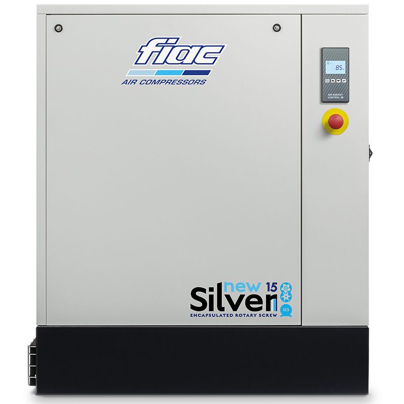 Compresor cu surub FIAC NEW SILVER 15 | 10 bar, 1410 l/min, 15CP - compresor industrial