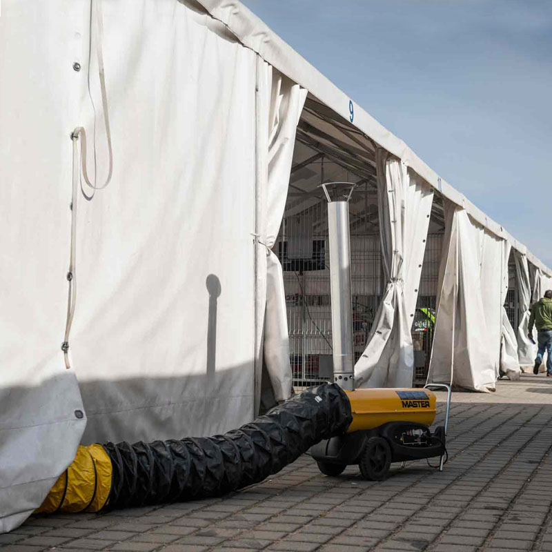 Încălzitor cu motorină MASTER BV 77 - 20kW, ardere indirectă, generator aer cald industrial