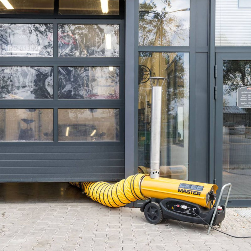 Încălzitor cu motorină MASTER BV 290 - 85kW, ardere indirecta, generator aer cald industrial
