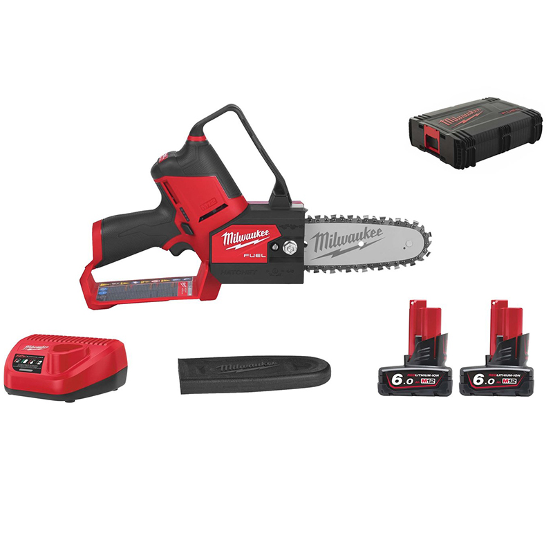 Electrofierastrau cu lant, cu 2 x 6Ah, 12V, tip M12FHS-602X