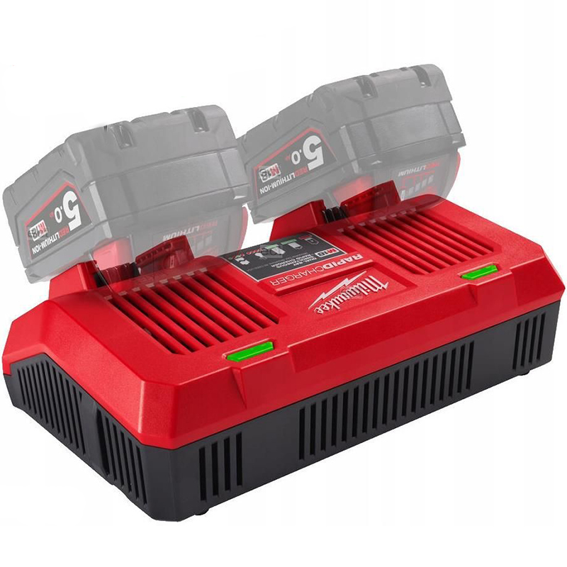 Incarcator dublu Milwaukee M18™, tip M18DFC