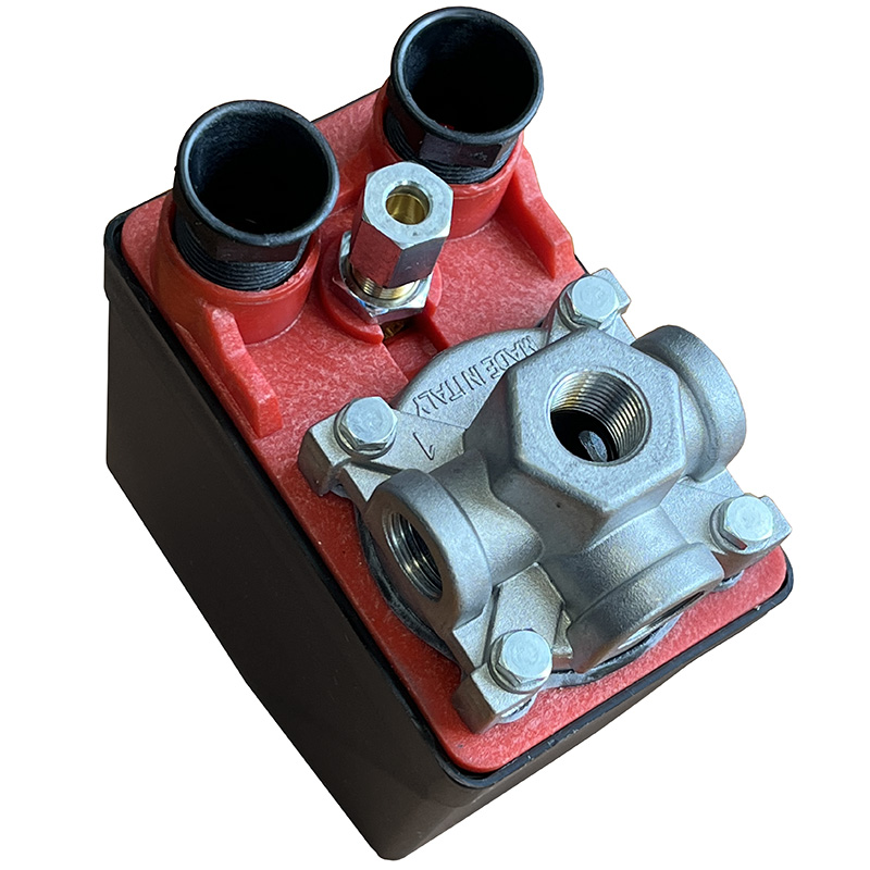 Presostat FIAC 15bar 4 iesiri, pentru compresoare trifazate si monofazate, NE-MA