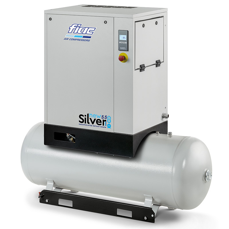 Compresor cu șurub FIAC NEW SILVER 5.5/300 | 8 bar, 594 l/min, 5.5 CP - compresor industrial