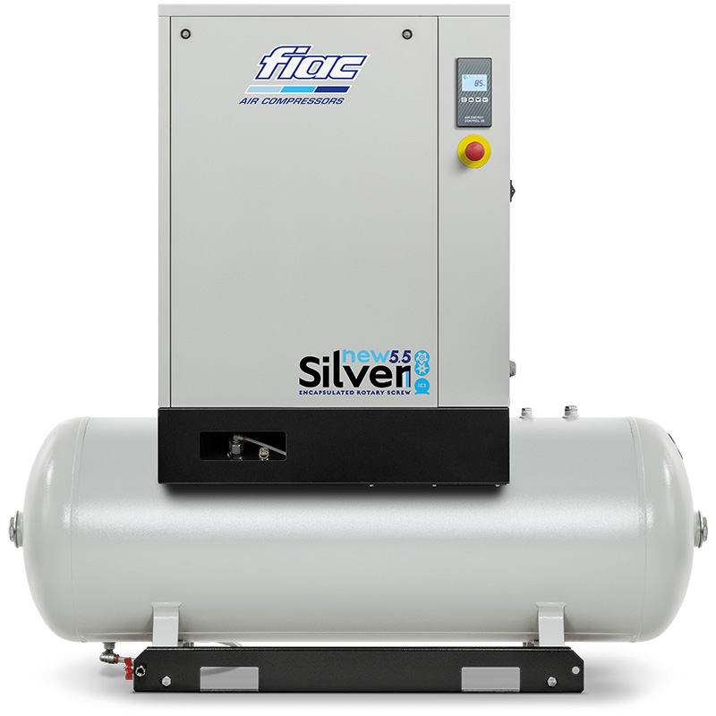 Compresor cu șurub FIAC NEW SILVER 5.5/300 | 8 bar, 594 l/min, 5.5 CP - compresor industrial