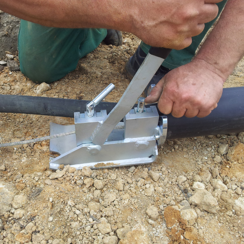 Placa tensionare pentru tevi de 75 mm