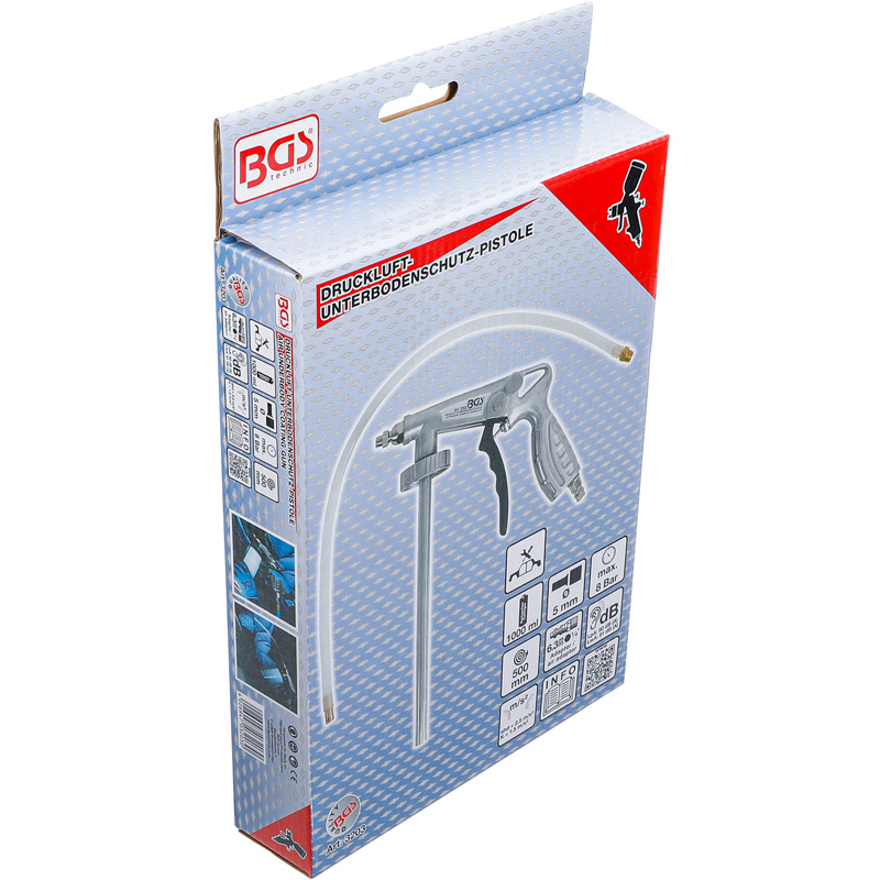 Pistol de antifonat cu furtun flexibil 50cm, BGS