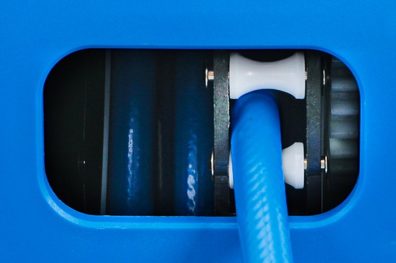 Derulator automat cu furtun aer comprimat 10m, 8x12mm, 20 bar, BGS