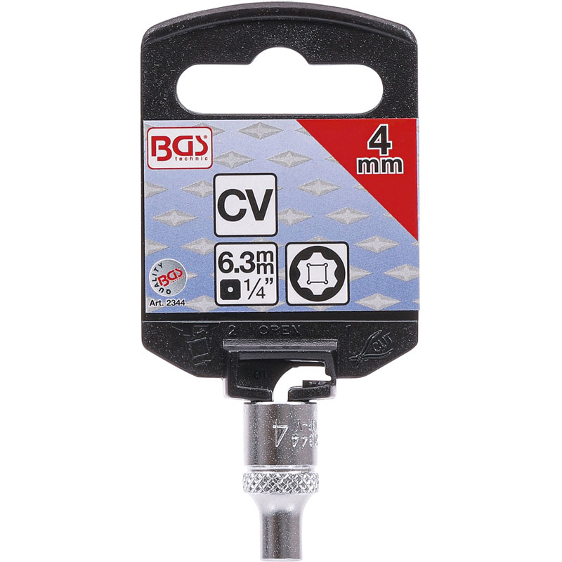 Cheie tubulara Super Lock, 4 mm, 1/4