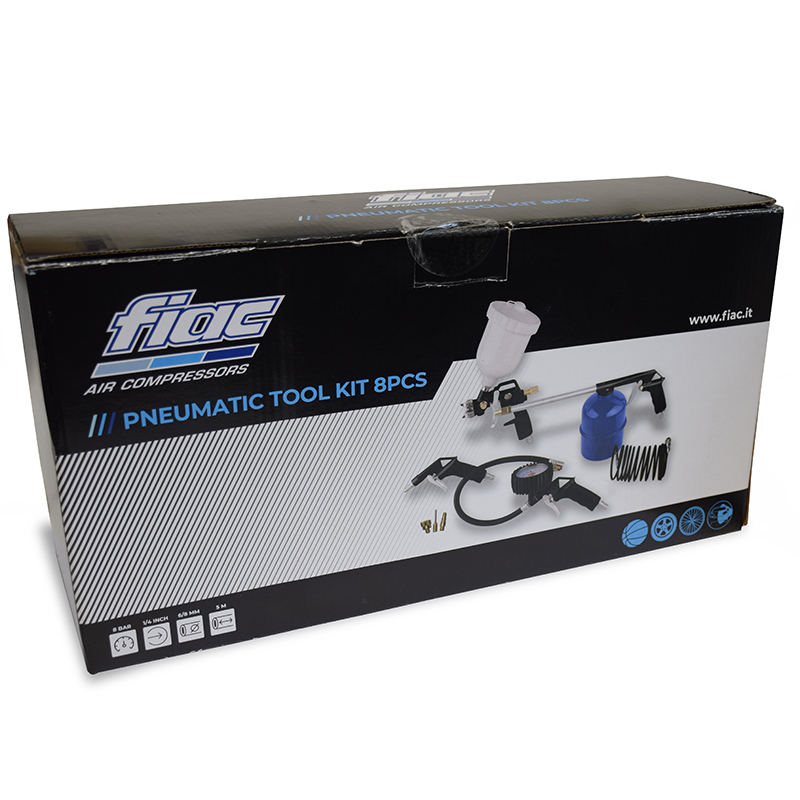 Set 8 piese aer comprimat FIAC