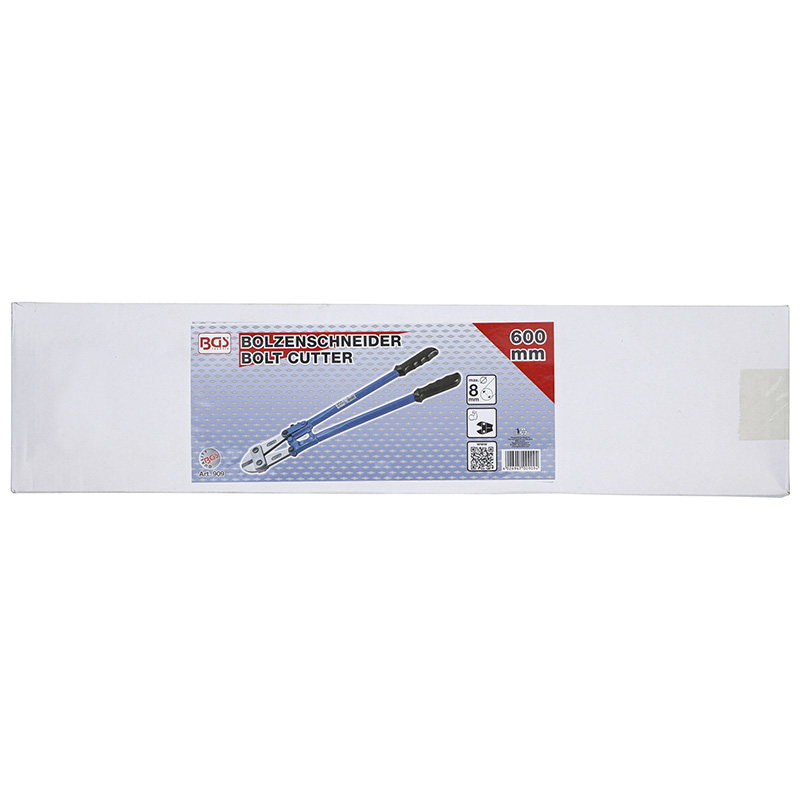 Cleste profesional pentru taiat fier-beton 8mm, lungime 600 mm, BGS