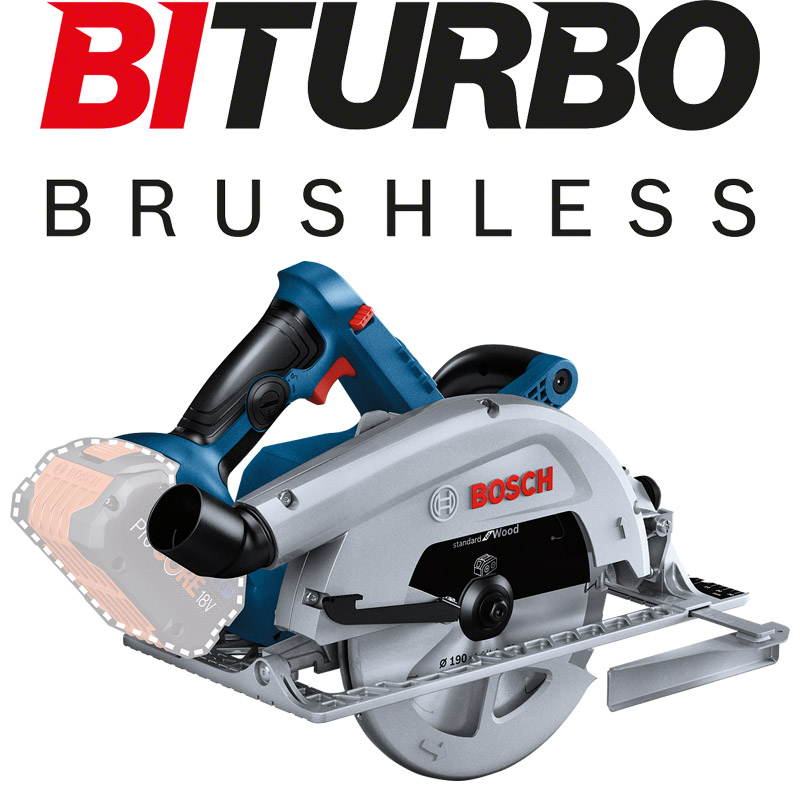 Fierastrau circular cu acumulatori, 18V, disc 190 mm, tip GKS 18V-68 C