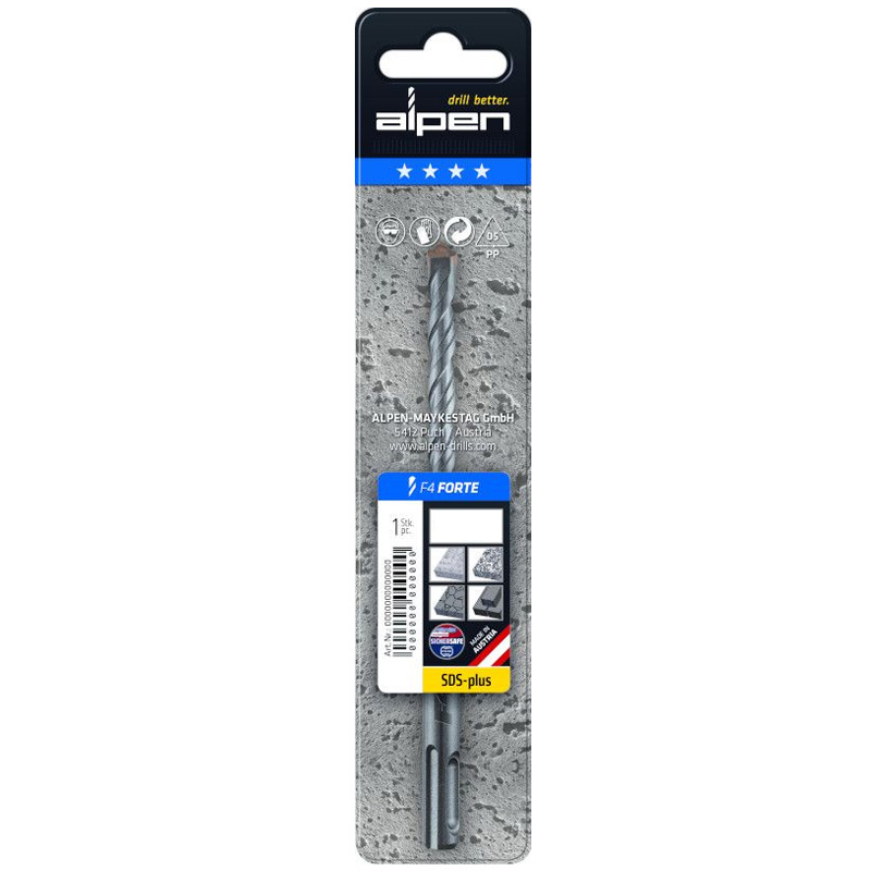 Burghiu SDS-Plus F4, 20 x 950 x 1000 mm