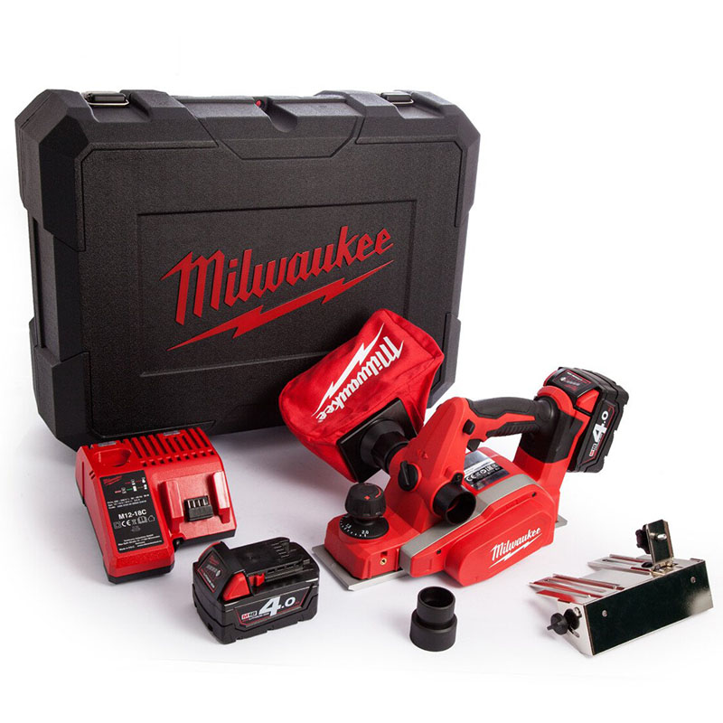 Masina de rindeluit 18V, 4 Ah, Milwaukee tip M18BP-402C