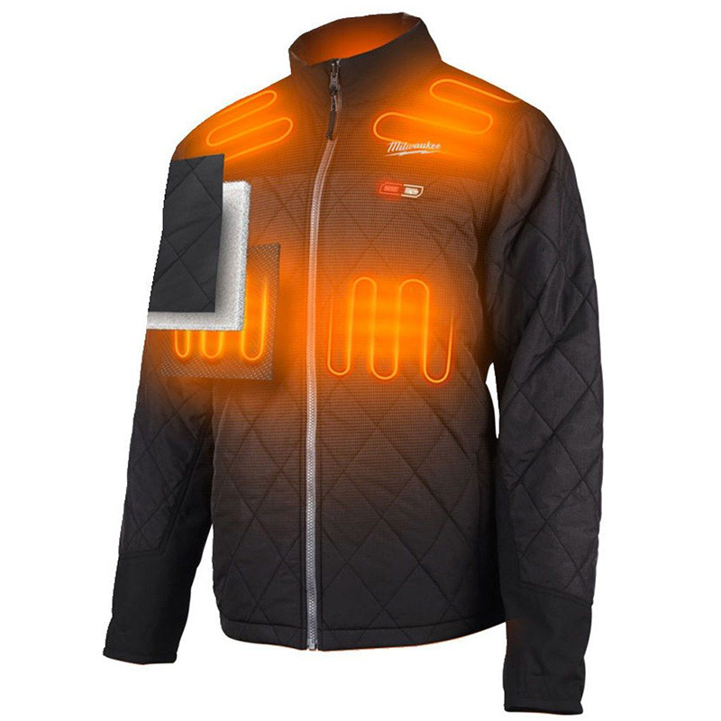 Jacheta PUFFER hibrid M12HJP-0, compatibila cu acumulatori M12, marimea (2XL)