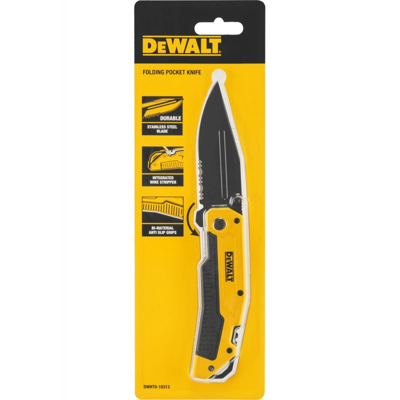 Cutit pliabil de buzunar Premium 82mm, DWHT0-10313 DeWalt