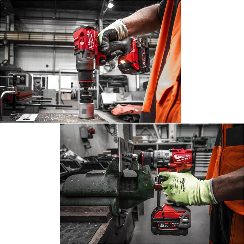 Masina de gaurit/insurubat cu percutie, 18V, Li-Ion, 158 Nm, SOLO, cutie plastic, tip M18FPD3-0X FUEL™