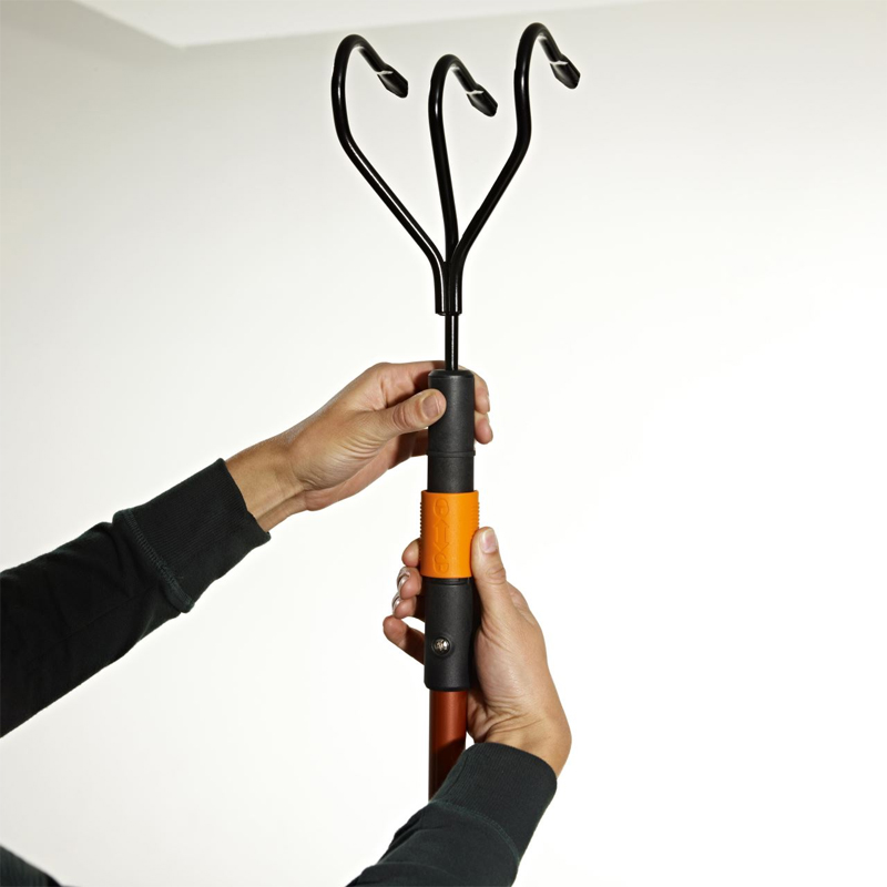 Cultivator cu 3 dinti, 400 x 120 mm, 400 g, Fiskars QuickFit™