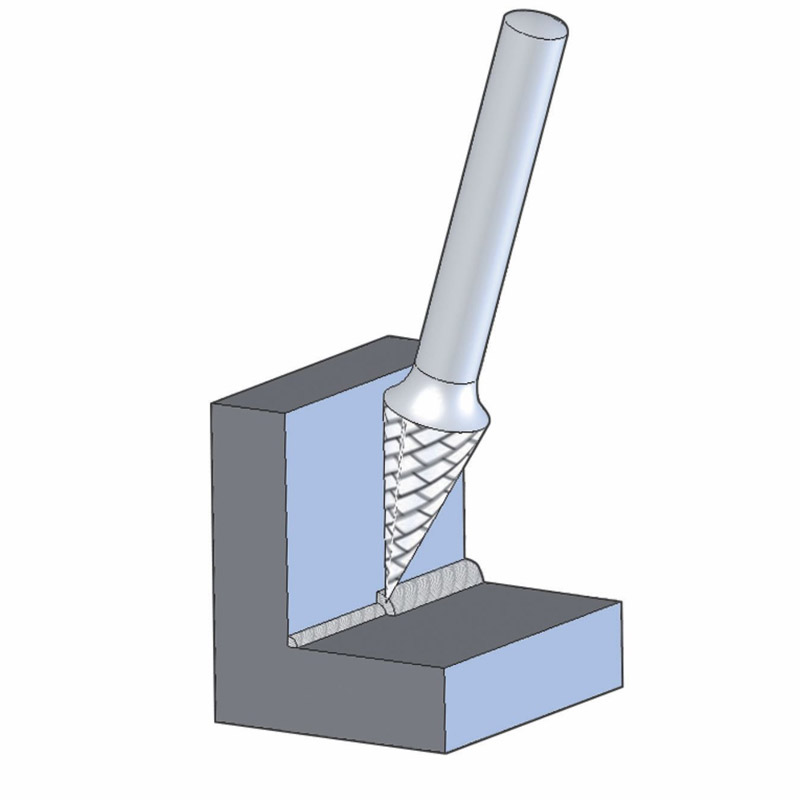 Freza conica 6 mm, tija 6mm, SKM 0618/6 C3 PFERD