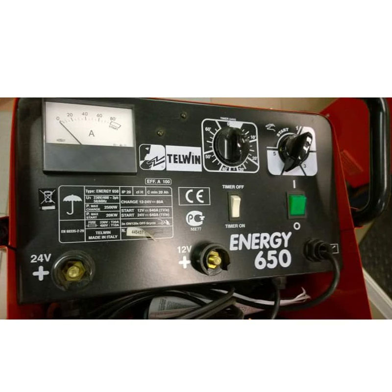 Redresor / Robot pornire auto 380V 12V-24V TELWIN, ENERGY 650 START