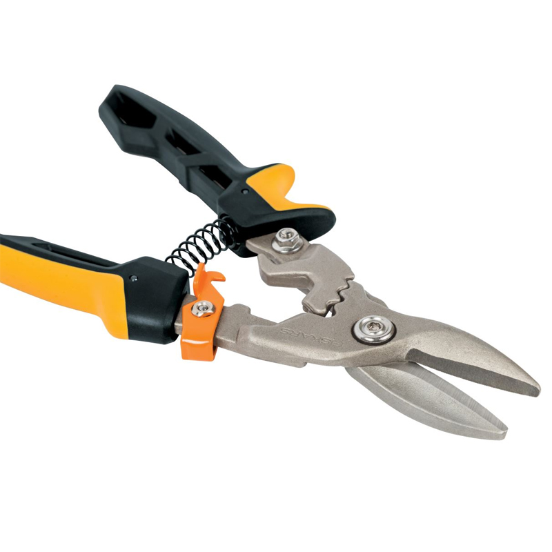 Foarfeca pentru tabla, tip PowerGear™, taietura dreapta, Fiskars