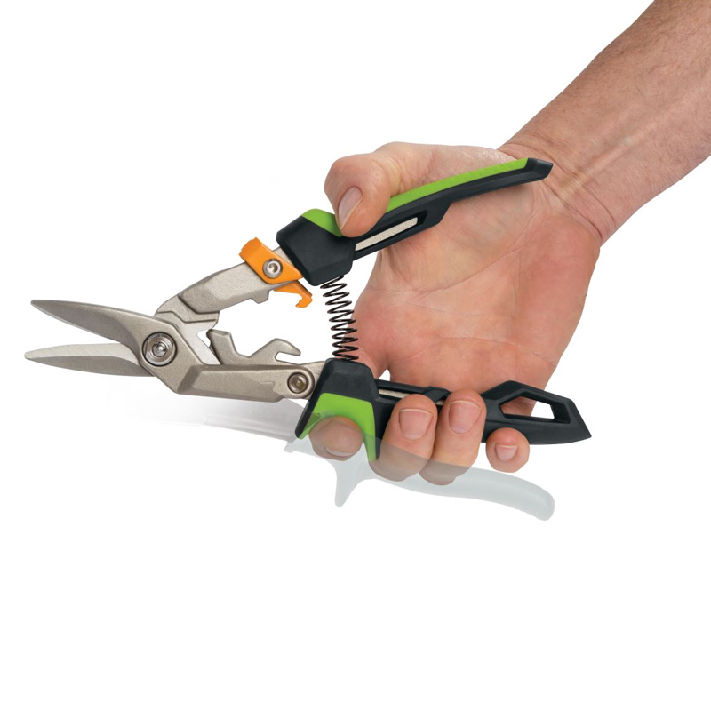 Foarfeca pentru tabla, tip PowerGear™, taietura pe dreapta, Fiskars