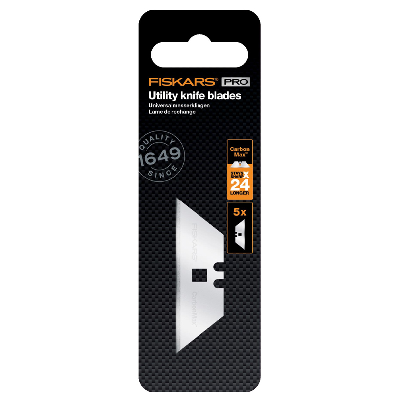 Set 5 lame trapezoidale CarbonMax, Fiskars