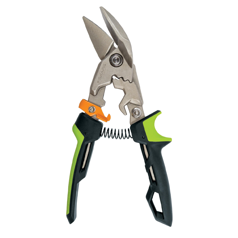 Foarfeca pentru tabla, tip PowerGear™, taietura pe dreapta, Fiskars