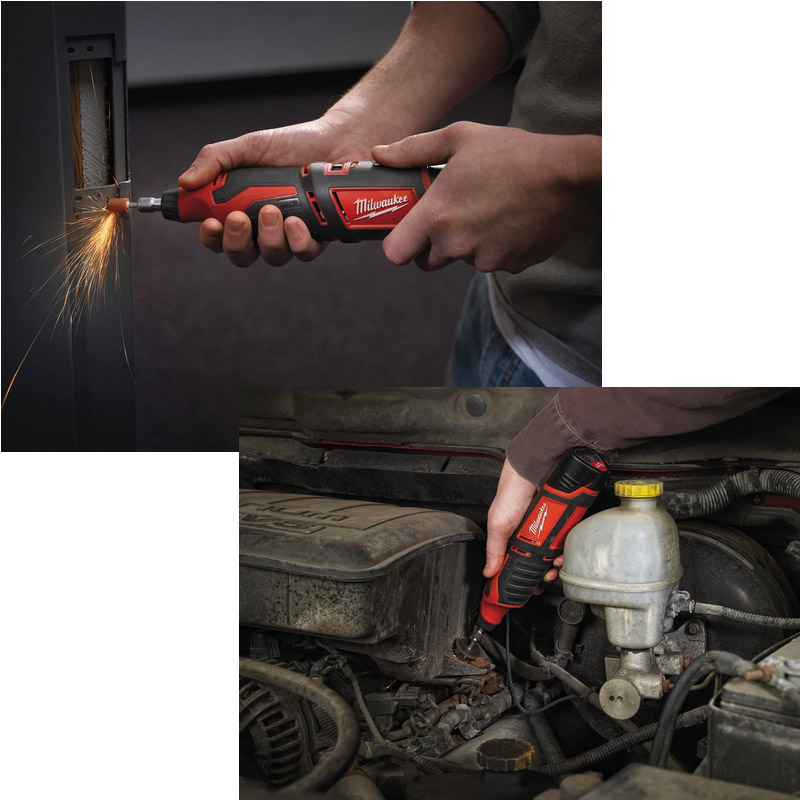 Minifreza Milwaukee M12™ subcompacta, compatibila cu acumulator, 12 V, SOLO, tip C12RT-0