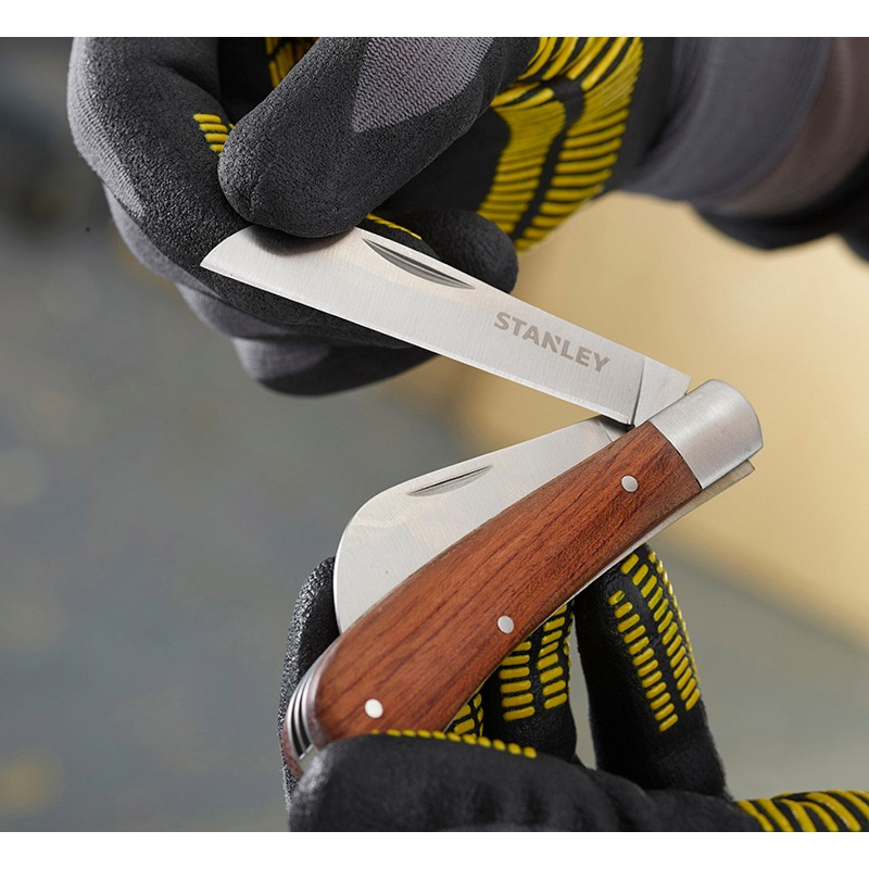 Cutit (briceag) STANLEY pentru electricieni, cu 2 lame