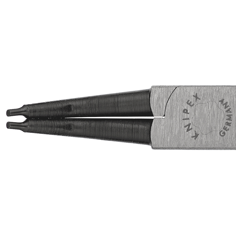 Cleste pentru inele de sigurante interioare, curbat 45°, 225 mm, 40 - 100 mm