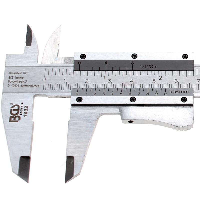 Subler de precizie, 0-200 mm, BGS