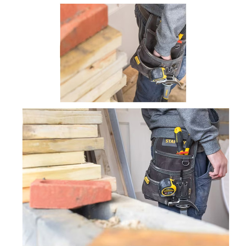 Suport scule cu prindere la centura, din piele, STANLEY