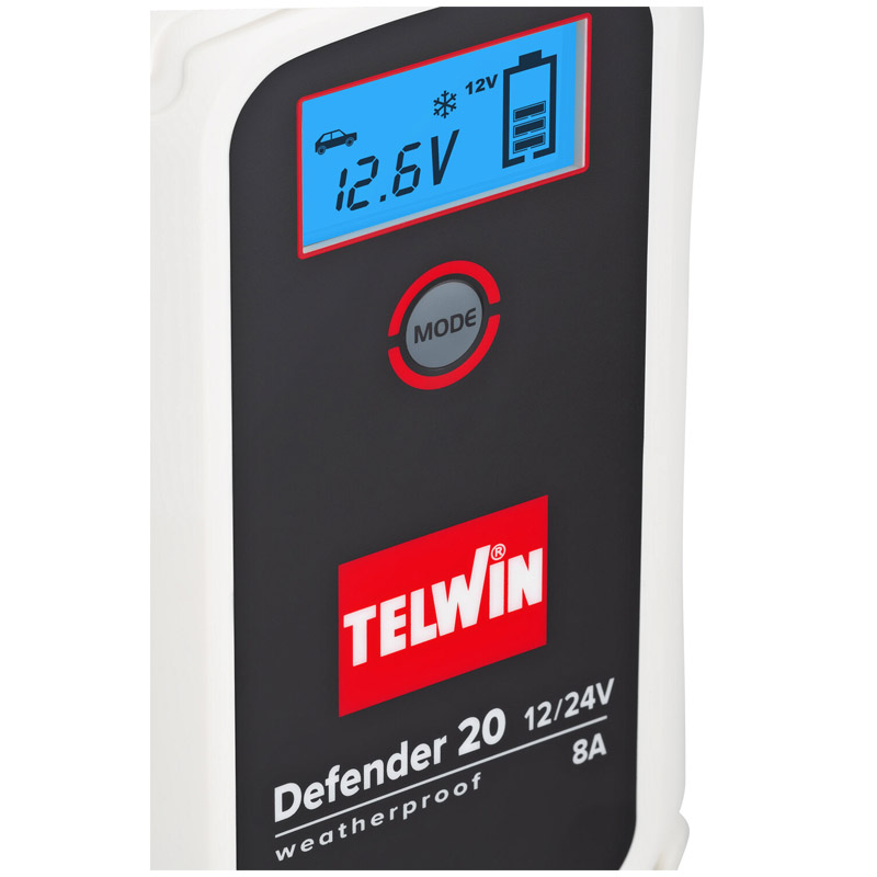Redresor auto 12-24V cu functie de mentinere, Telwin DEFENDER 20