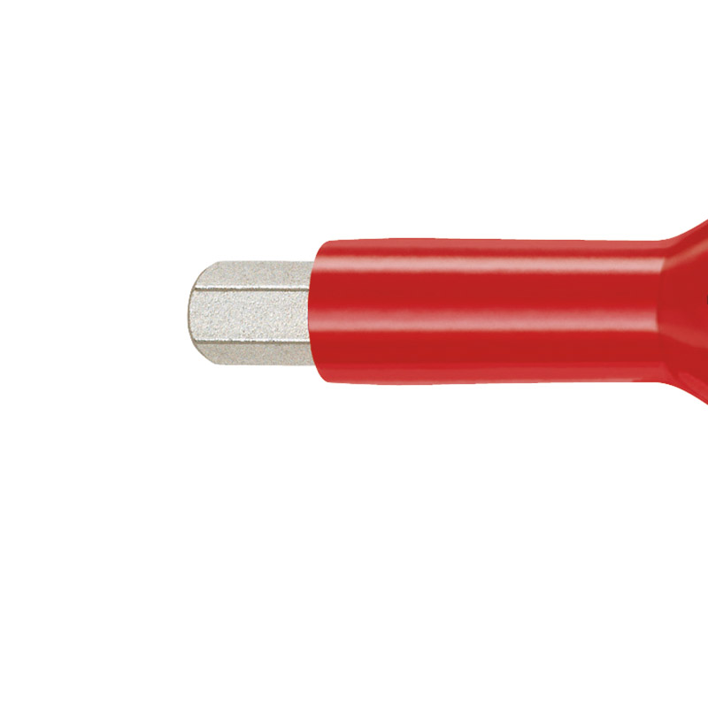 Cap cheie tubulara 3/8'', cu imbus 6 mm, 75 mm, izolat VDE, Knipex